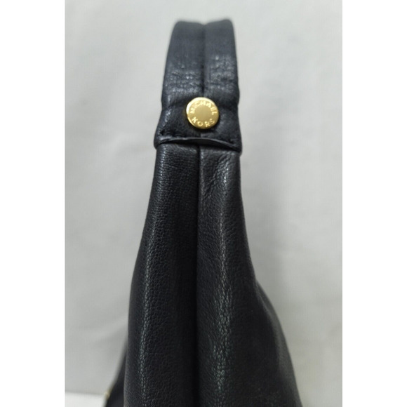 Michael Kors Black Leather Pockets Zipper Closure Hobo Shoulder Bag - Picture 15 of 16